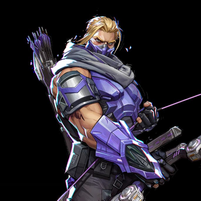 Hawkeye portrait