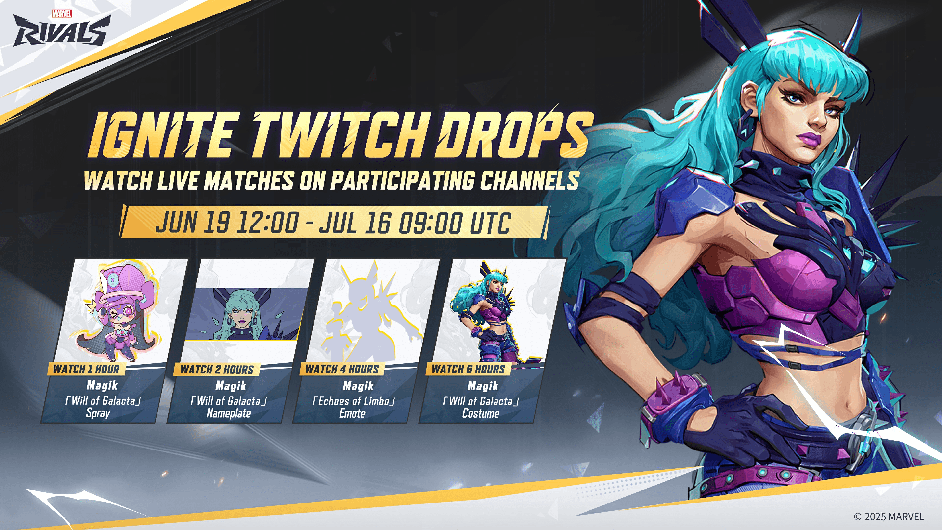 Marvel Rivals Ignite Stage 1 Twitch Drops